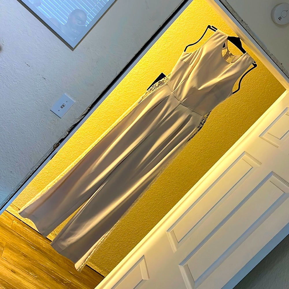 NWT Bebe Jumpsuit - Beige